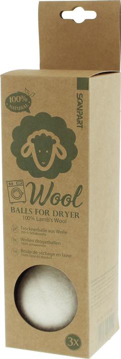 Produktbild Scanpart Schafwolle 3er Trocknerball