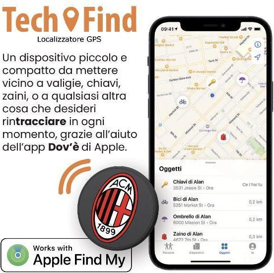 Actual product image Techmade TRACKER TM-BL005S-MILAN TECH FIND (TM-BL005S-MIL) (iOS)