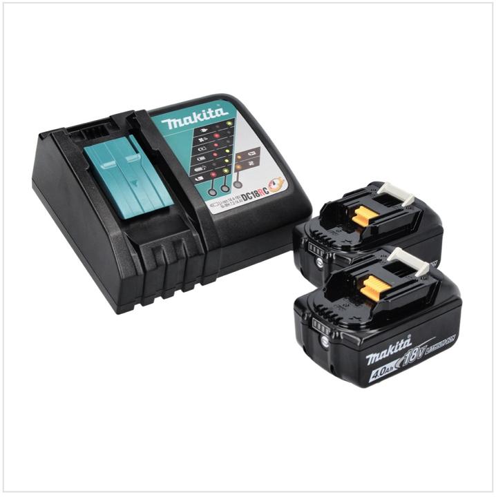 Produktbild Makita DML 810 RM Akku LED Flächenlicht 18 / 36 V ( 2 x 18 V ) 5500 lm IP54 + 2x Akku 4,0 Ah + (5500 lm)