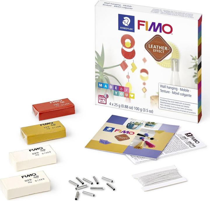 Immagine prodotto Fimo Creta da modellare Set effetto pelle "Appendiabiti da parete