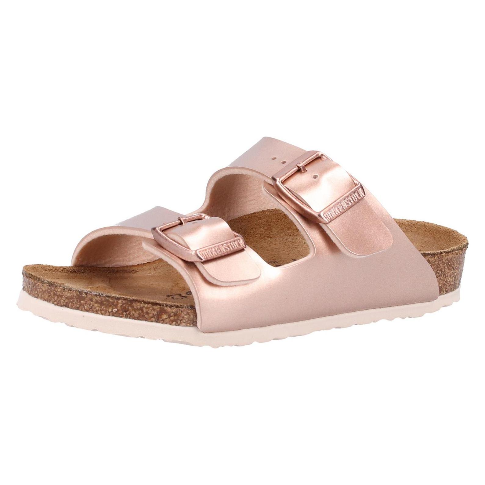 Birkenstock, Unisex, Sandalen, Arizona Kids Birko-Flor Schmal, Braun, (30)