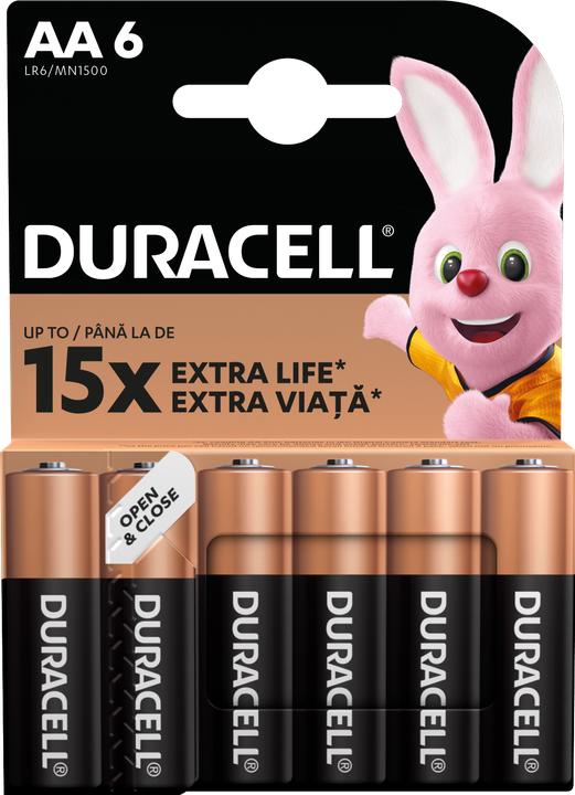 Produktbild Duracell patarei AA/MN1500 6tk. (6 Stk., AA)