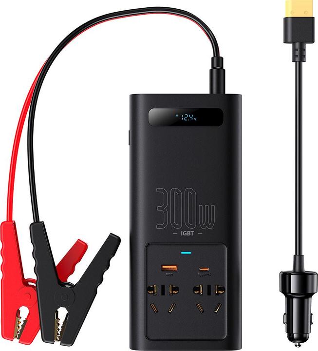 Baseus IGBT Power Inverter 300W (220V CN/EU ) Black