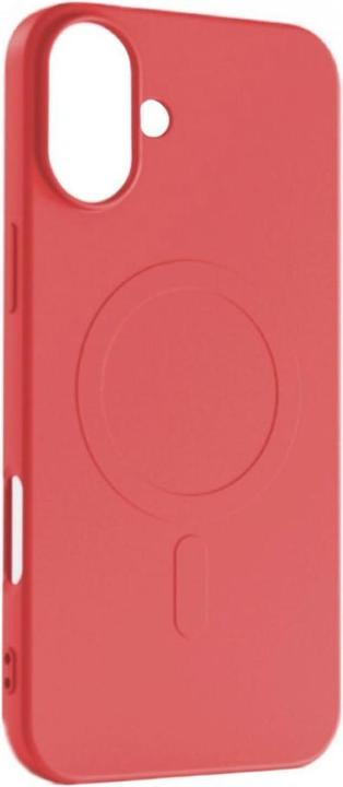 Actual product image Hurtel Liquid Silicone Case MagSafe for iPhone 16 Pro - red (Apple iPhone 16 Pro)