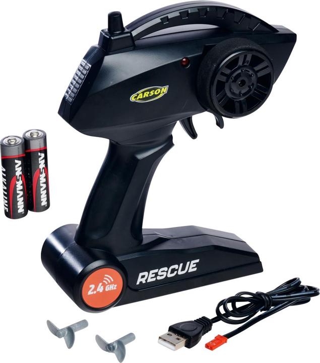 Actual product image Carson RC Boot Rescue 2.4G 100% RTR