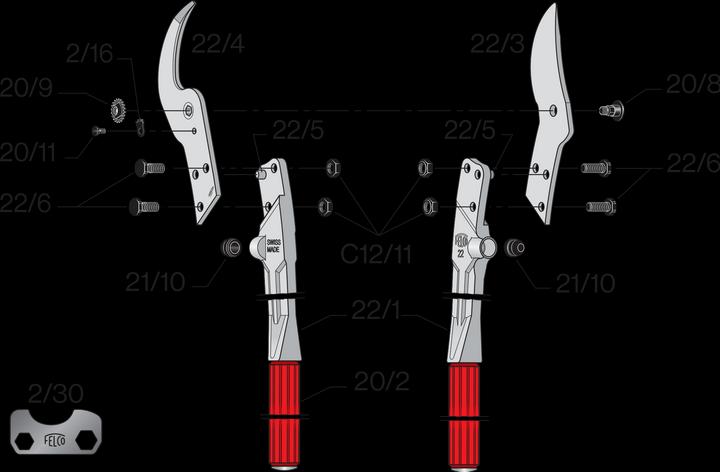 Produktbild Felco Zweihandscheren
