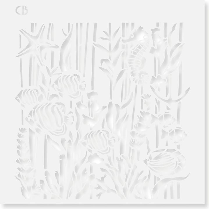 Actual product image Ciao Bella Under the Ocean" stencil