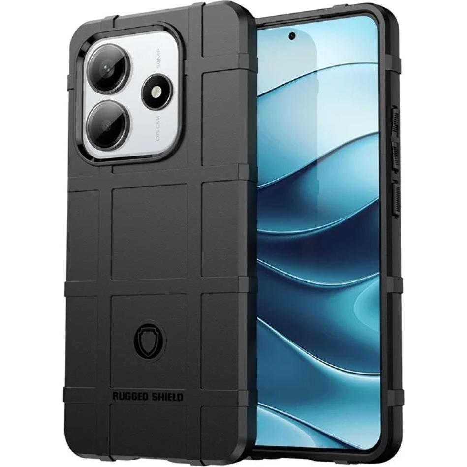 Screenguard Rugged Shield Hülle (Xiaomi Redmi Note 14 Pro 5G), Smartphone Hülle, Schwarz