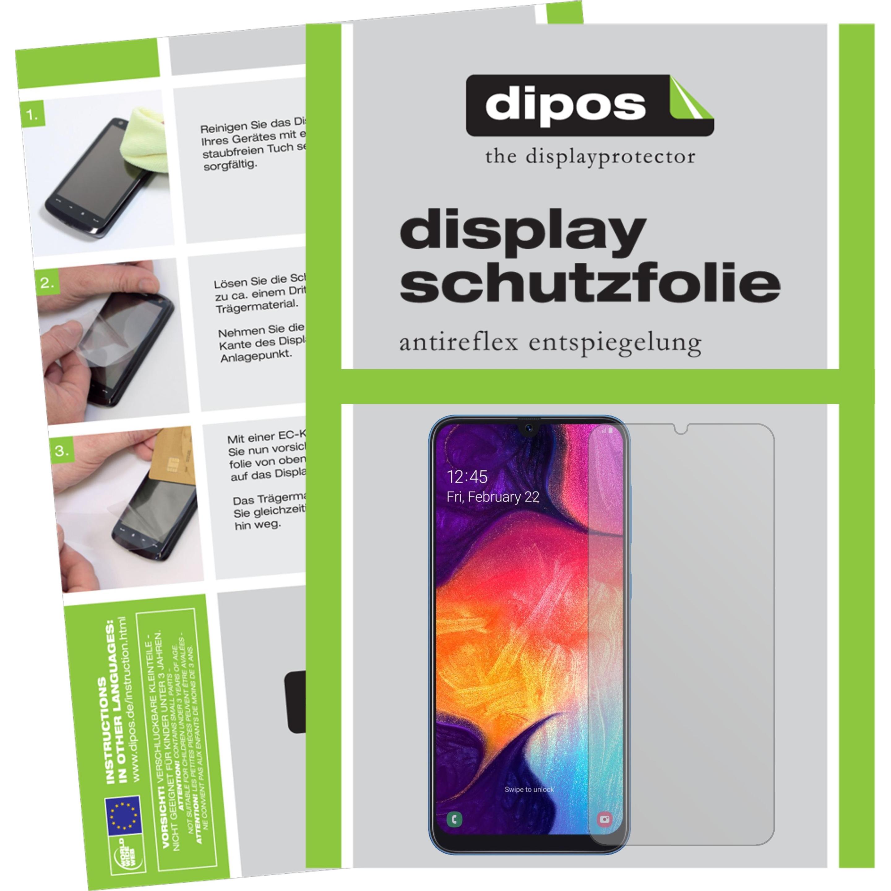 Dipos Displayschutzfolie Antireflex (2 Stück, Samsung Galaxy A90 5G), Smartphone Schutzfolie, Transparent
