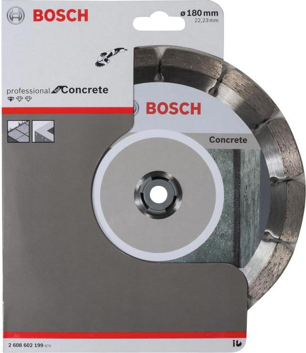 Produktbild Bosch Professional Zubehör Diamanttrennscheibe Standard for Concrete, 180 x 22,23 x 2 x 10 mm, 1er-Pack