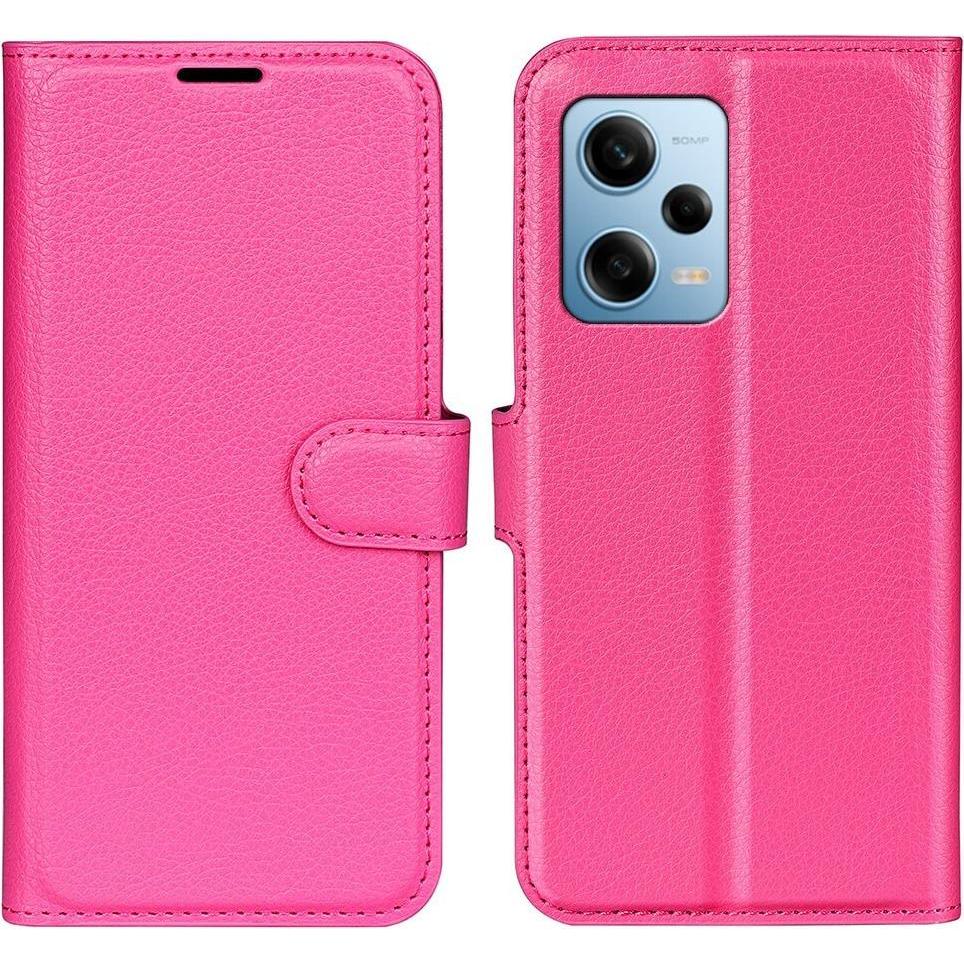 Cover-Discount Xiaomi Poco X5 Pro - Leder Etui Hülle pink (Xiaomi Redmi Note 12 Pro 5G, Xiaomi Poco X5 Pro), Smartphone ...