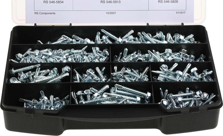 Image du produit RS PRO Jeu de vis autotaraudeuses DIN 7504