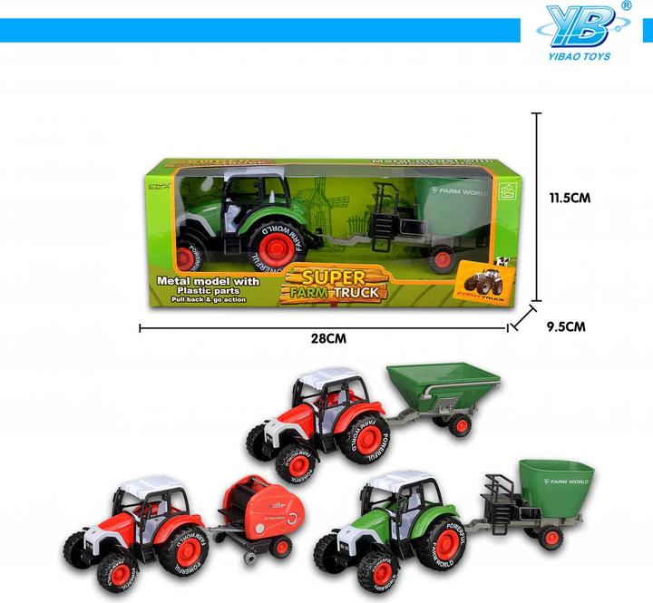 Actual product image Laser Pegs Tractor, 1605C166