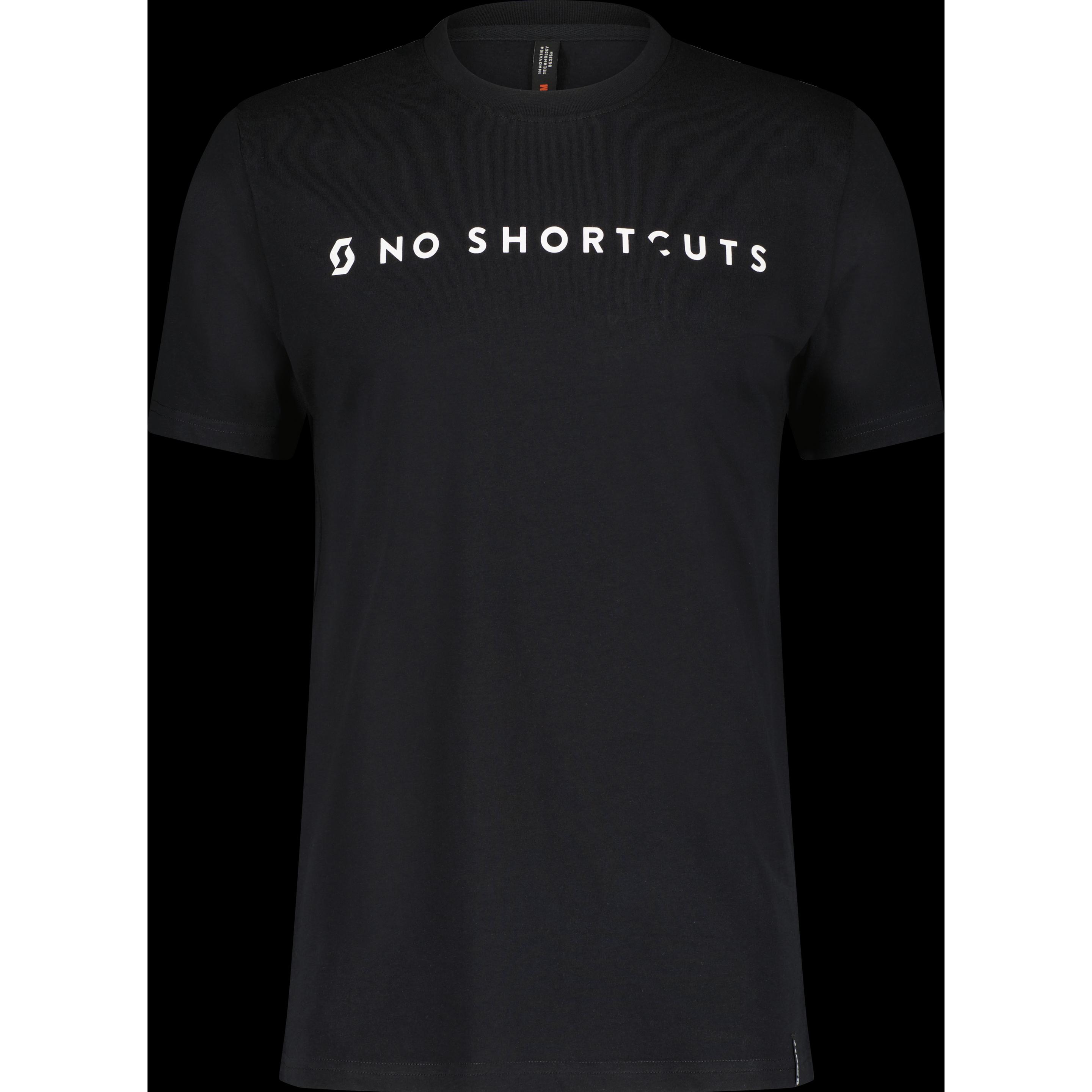 Scott Sports, Herren, Velotrikot, No Shortcuts S/S (L), Schwarz, L