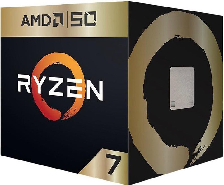Produktbild AMD Ryzen 7 2700X 50th Anniversary Gold Edition (AM4, 3.70 GHz, 8 -Core)