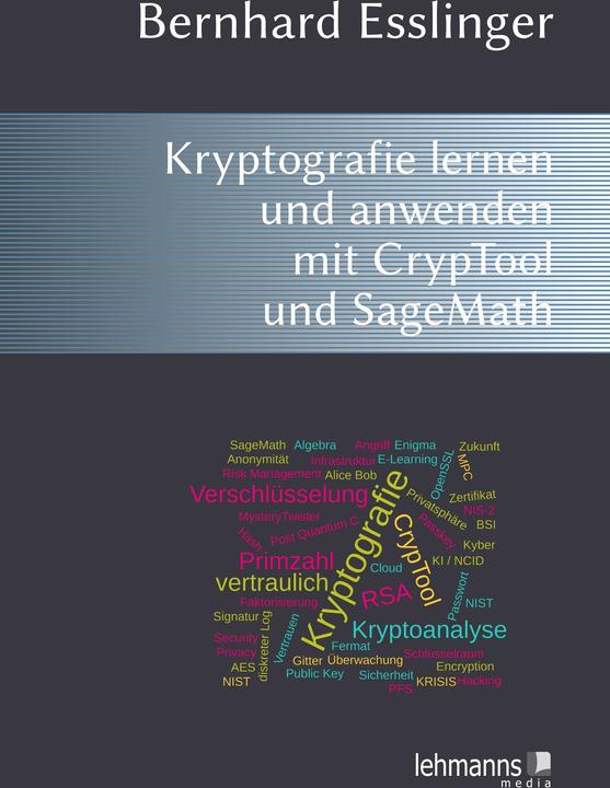 Immagine prodotto Das CrypTool-Buch: Kryptografie lernen und anwenden mit CrypTool und SageMath (Tedesco, Bernhard Esslinger, 2024)