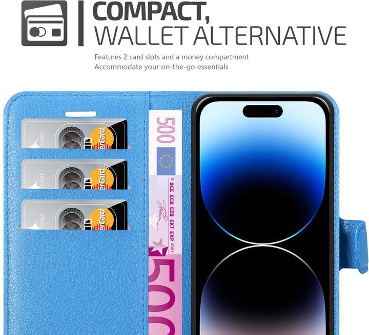 Immagine prodotto Cadorabo Custodia per Apple iPhone 14 PRO in stile Book Stand (Apple iPhone 14 Pro)