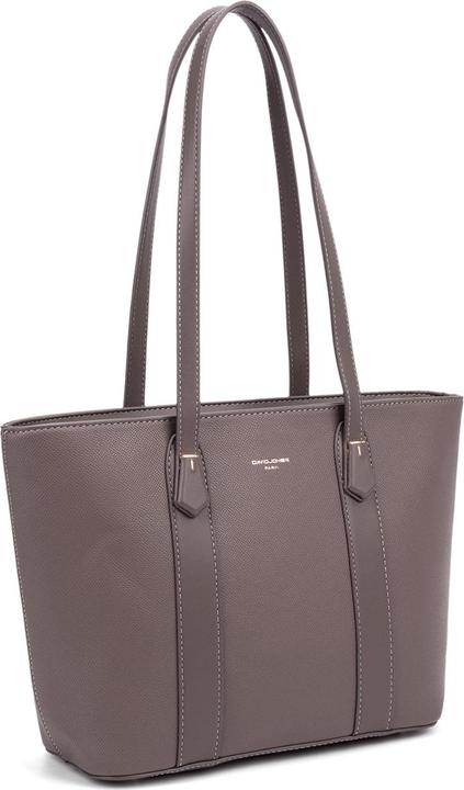Produktbild David Jones **Damen Schultertasche - Elora Ultra Modell - Pu Vegan Leder** - 36.0 X 23.0 X 11.0 Cm