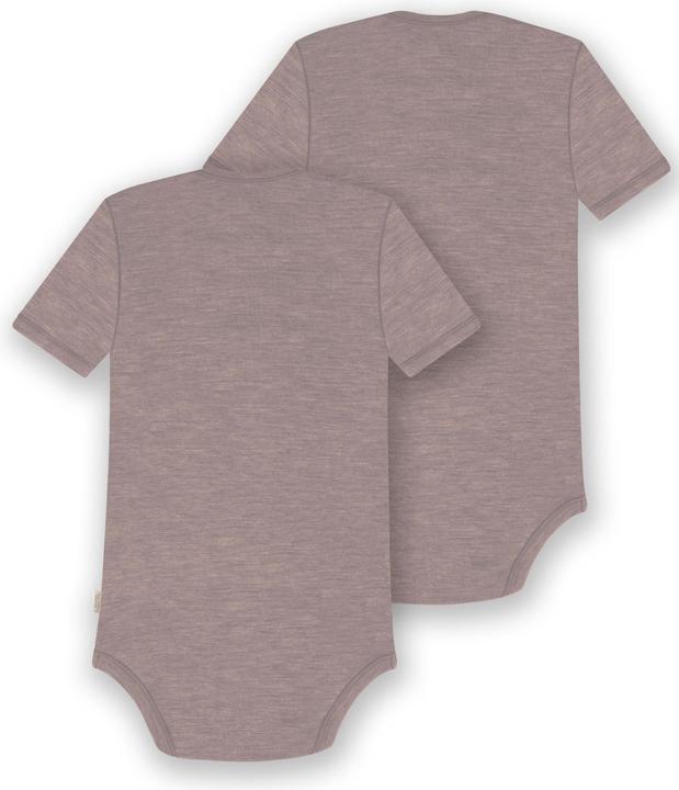 Produktbild Normani 2er Set Baby Merino Body Kurzarm „Tauranga" - 9289 (74)
