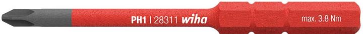 Actual product image Wiha Bit slimBit electric 2831, cross recess, PH0 x 75 mm* (PH0 x 75)