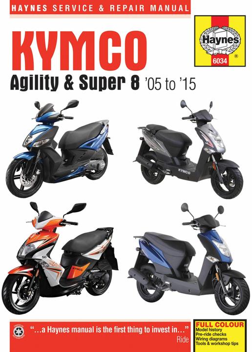 Actual product image Kymco Agility & Super 8 Scooters (05 - 15)