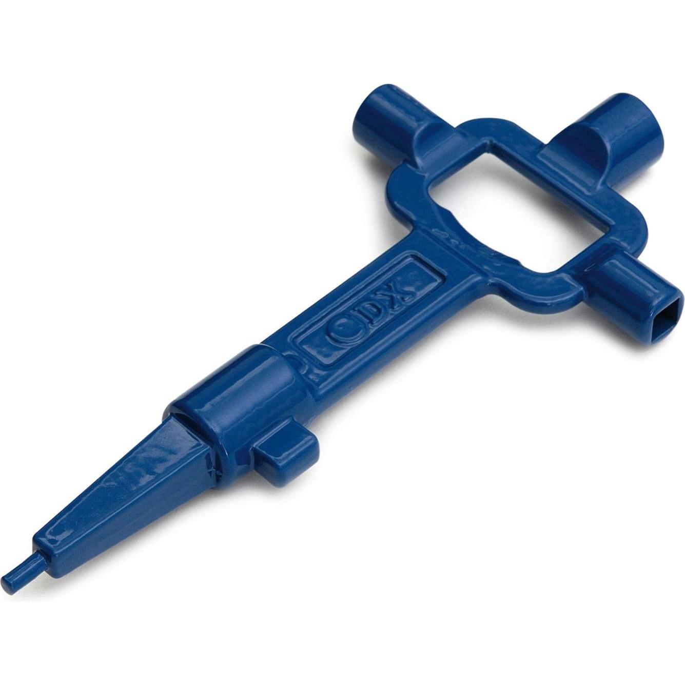 Dulimex, Sechskantschlüssel, 11286 0160.600.1020 Bauschlüssel DX zamac blau