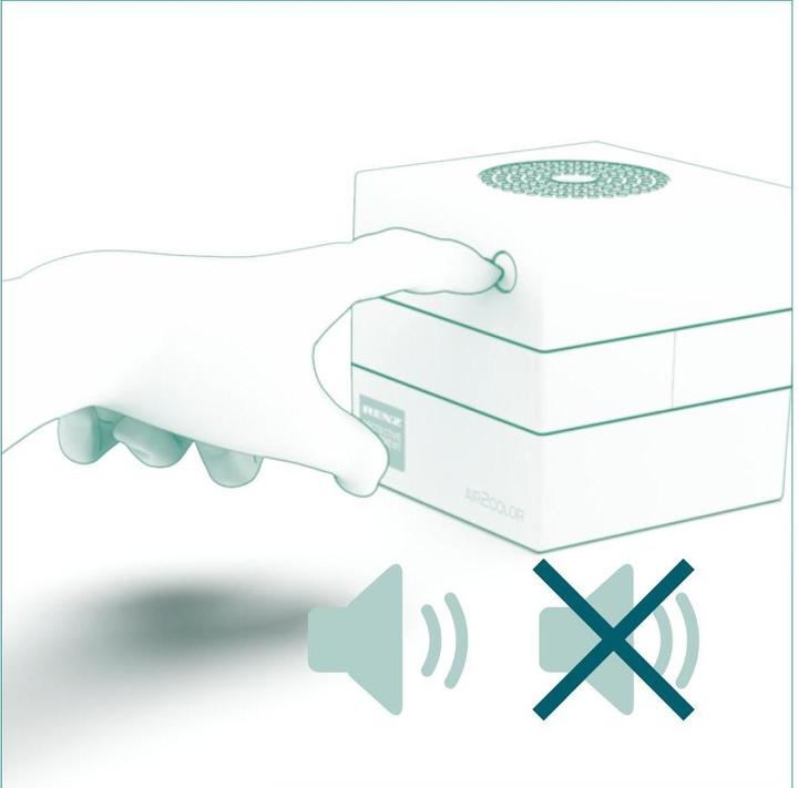 Actual product image Renz Air2Color air quality warning system