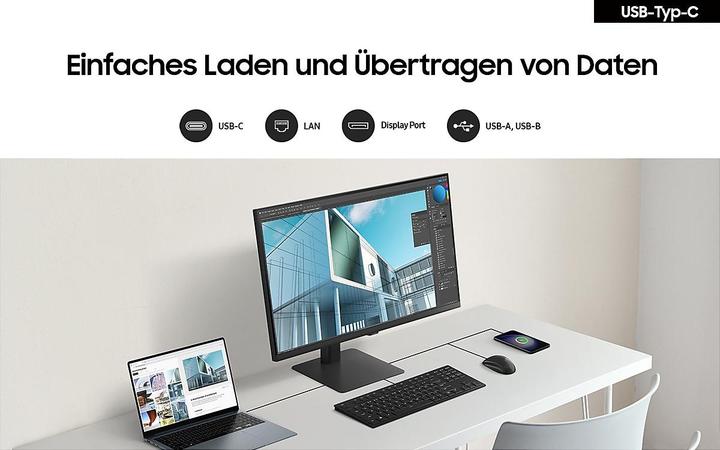Productafbeelding Samsung ViewFinity S6 - S60UD (2560 x 1440 pixels, 24")