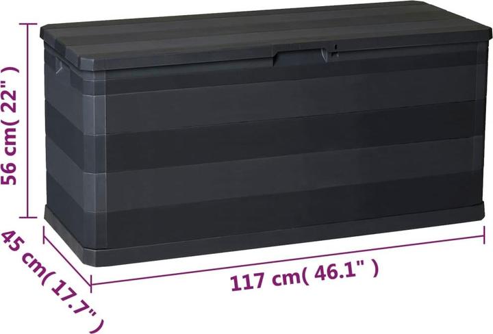 Actual product image vidaXL Aufbewahrungsbox