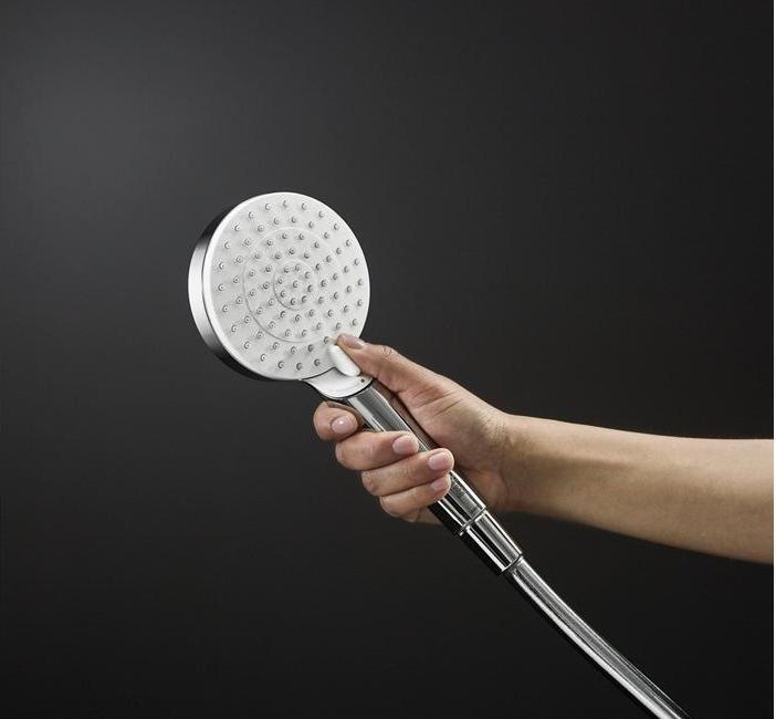 Produktbild hansgrohe HG Handbrause CROMETTA VARIO DN 15 weiss/chrom (2 Strahlarten, 14 l/min)
