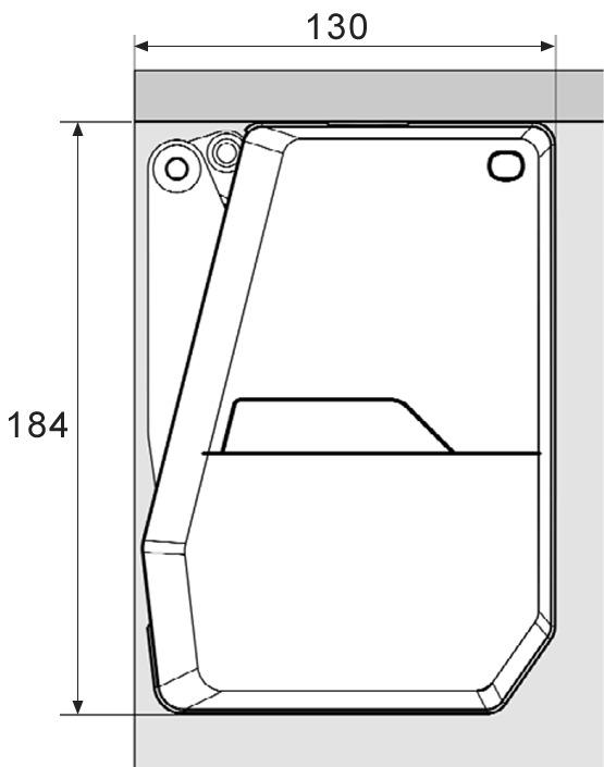 Actual product image Peka Metall High flap FREEflap forte