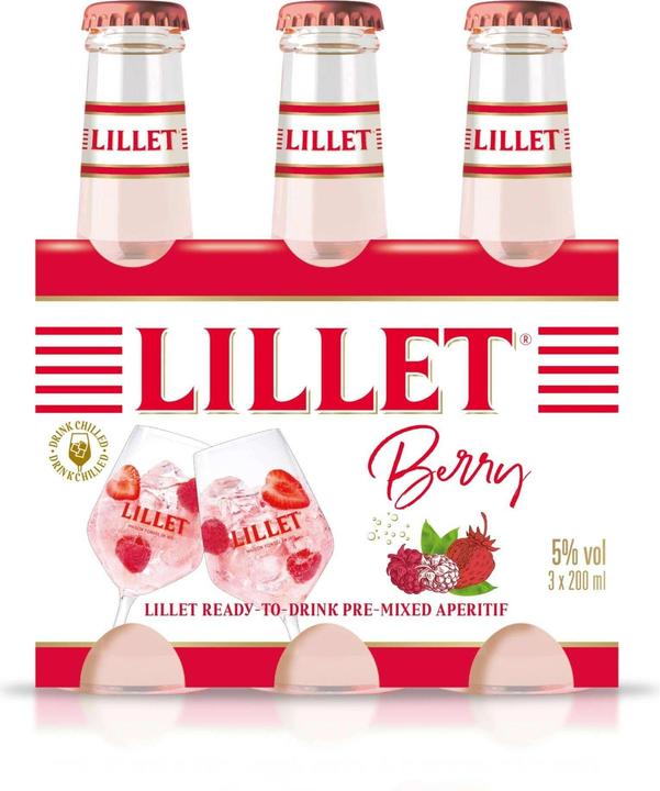 Actual product image Lillet Berry 3 x 0.2 l (3 x 20 cl)