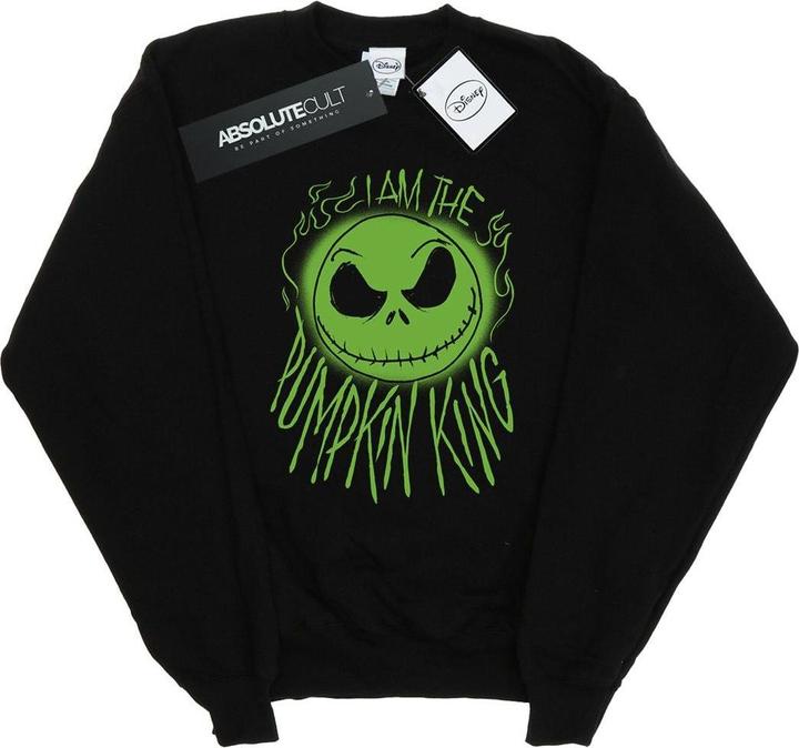 Produktbild Disney Nightmare Before Christmas Pumpkin King Sweatshirt Mädchen (140, 146)