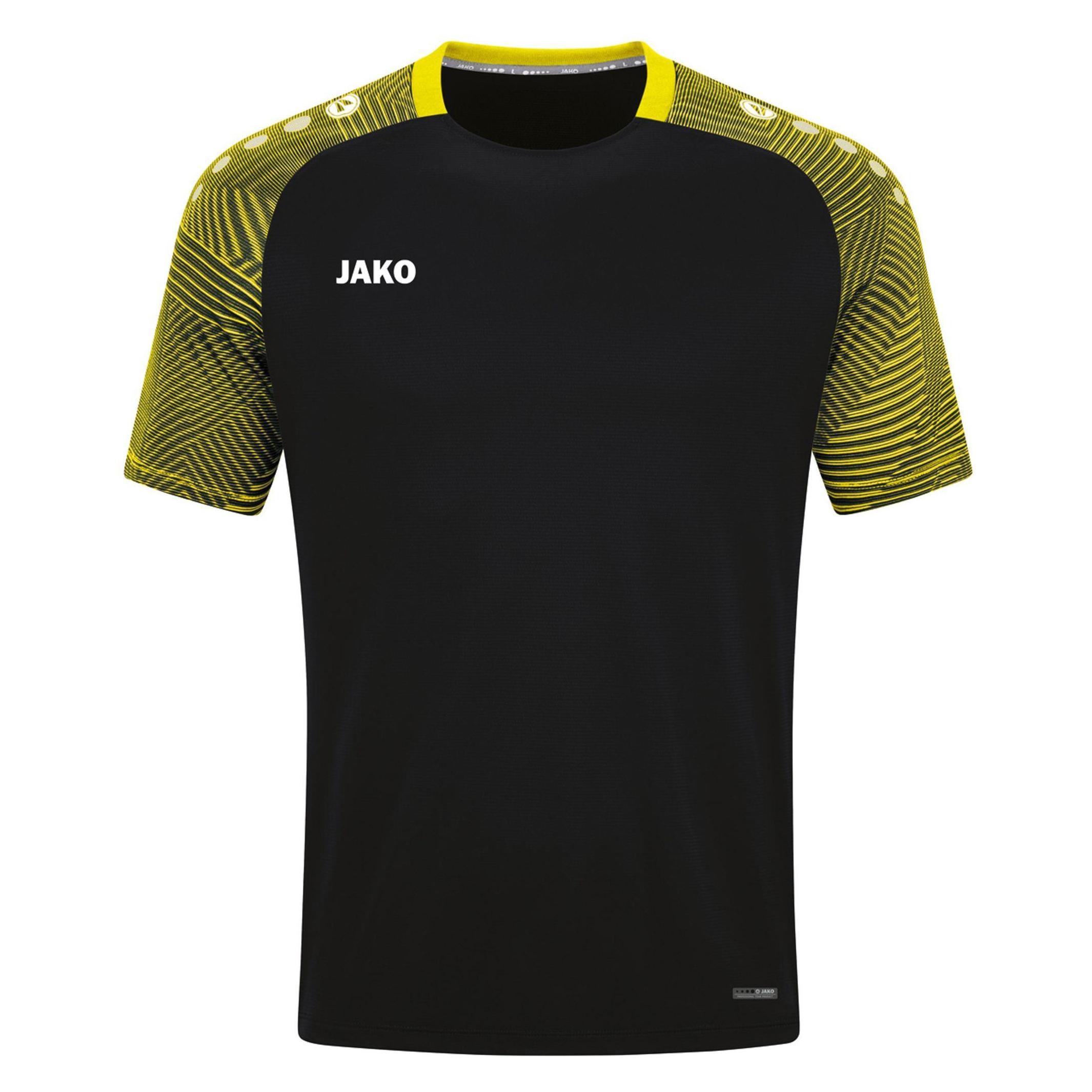 Jako, Unisex, Sportshirt, T-Shirt Performance (164), Gelb, Schwarz, 164