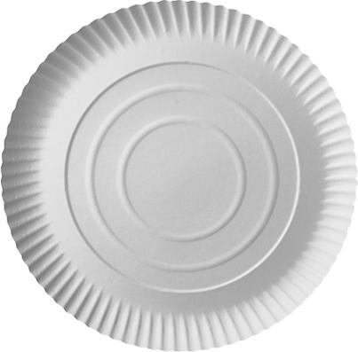 Papstar Plaat "puur (100 x)