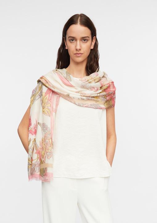 Image du produit Comma Leichter Schal mit Blumenmuster
