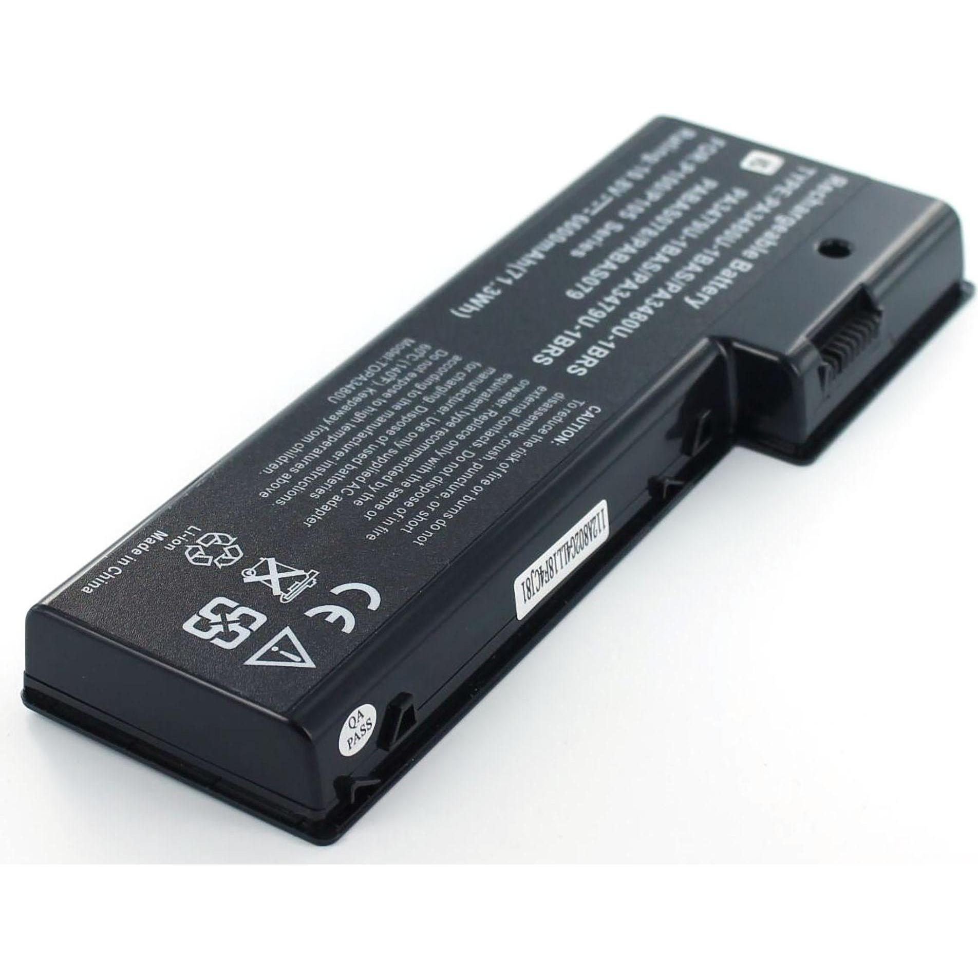 AGI Akku kompatibel mit Toshiba Satego P100-491 - Akku - 6.600 mAh (6600 mAh), Notebook Akku, Schwarz