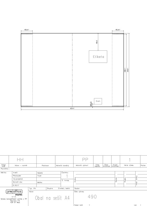 Produktbild Oxford Hefthülle (A4)