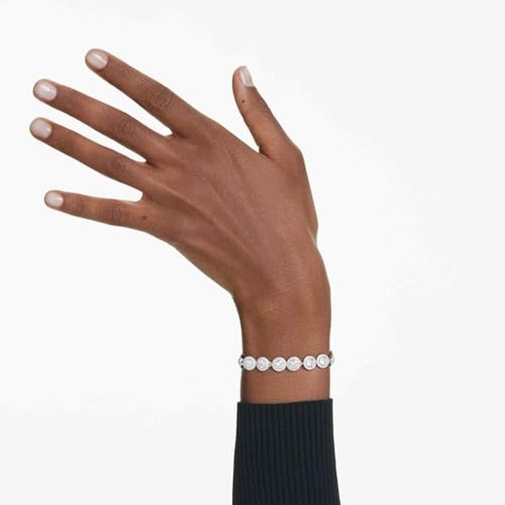 Produktbild Swarovski Una Armband Rundschliff Weiss (17.50 cm, Swarovski Metall)