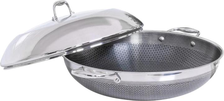 Actual product image HexClad Hybrid cookware (Wok, Stainless steel)