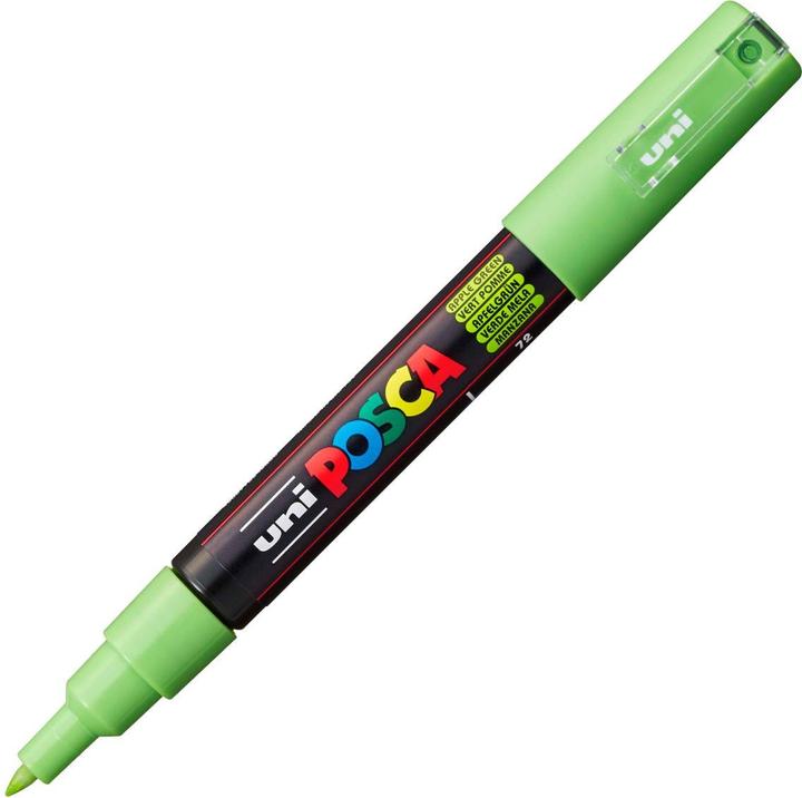 Actual product image Posca Marker PC-1M round tip (Apple green, 0.70 mm, 1 x)