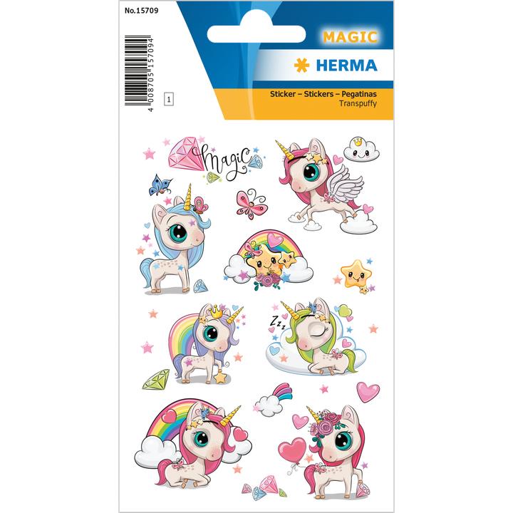 Actual product image HERMA Sticker unicorn