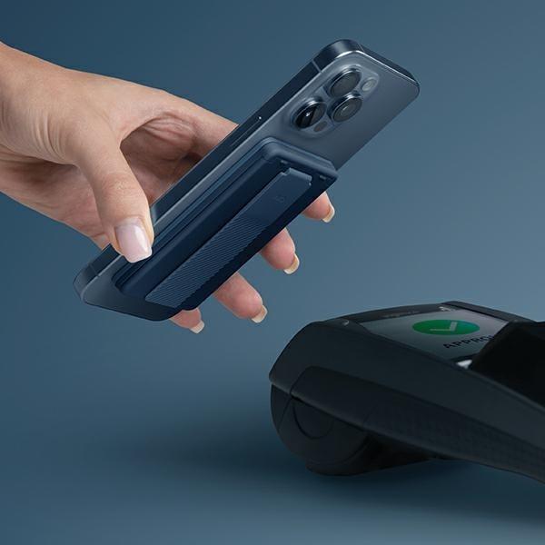 Actual product image Uniq Heldro ID magnetyczny portfel z podpórką i opaską czarny/midnight black