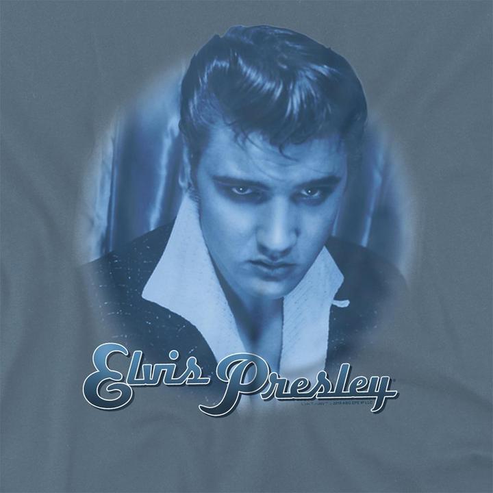Produktbild Elvis Blue Suede Fade TShirt (S)