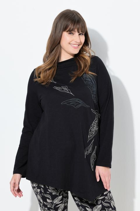 Produktbild Ulla Popken Longshirt, Stickerei, Stehkragen, Langarm (46, 48)