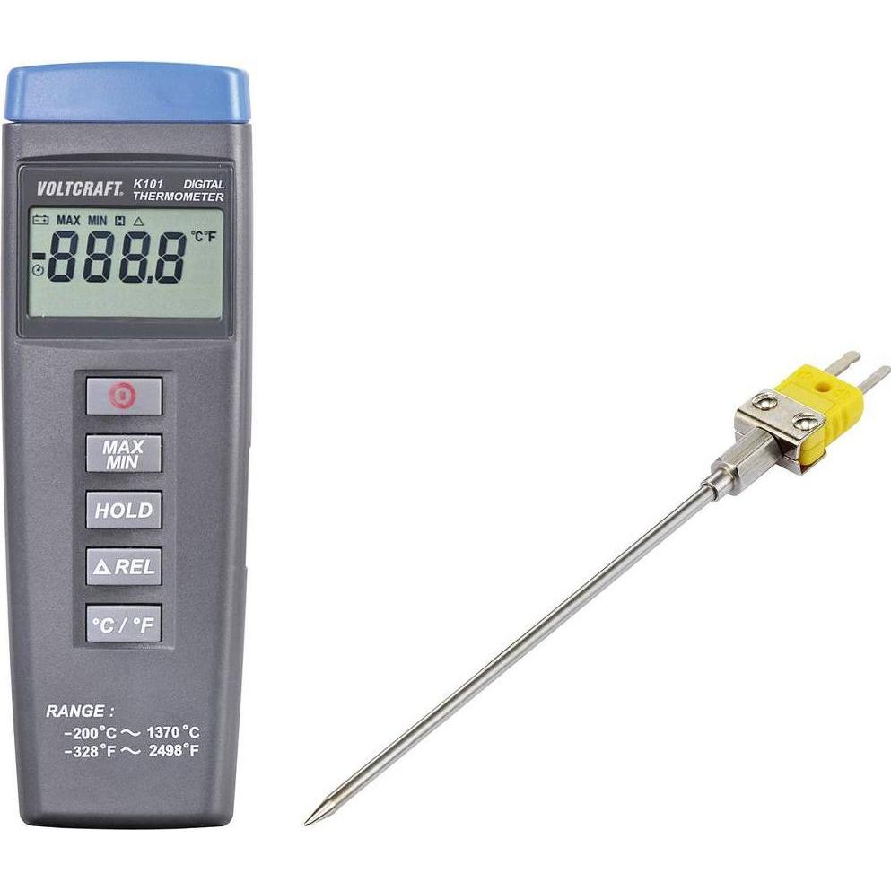 Voltcraft, Detektor, Digital-Thermometer + Einstechfühler