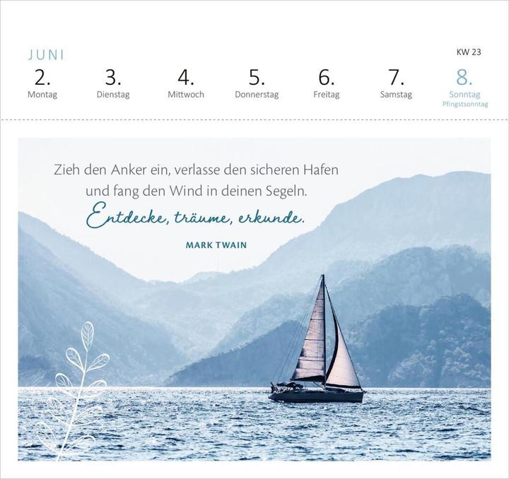 Actual product image Postk.Calendar Serenity (17 x 17 cm, Hardcover, German)