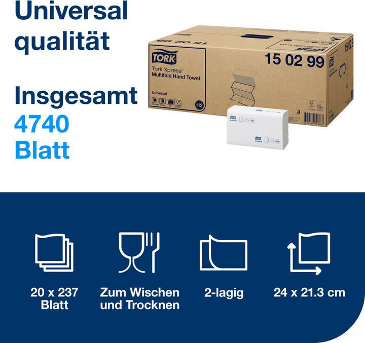 Produktbild Tork Papierhandtücher (20 x)