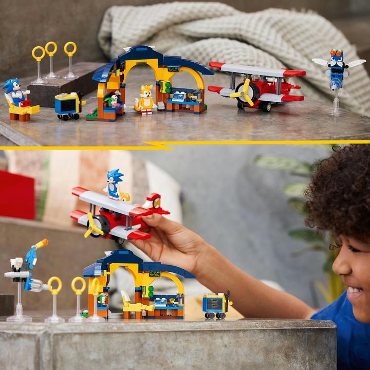 Image du produit LEGO L'avion Tornado de Tails avec atelier (76991, LEGO Sonic)