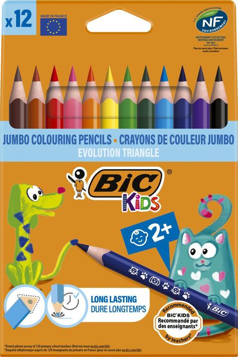 Produktbild Bic ECOlutions Kinder Evolution Dreieck (Multi, 12 x)